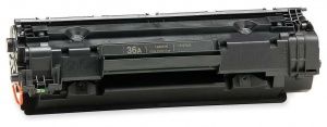 Заправка картриджа Hewlett Packard CB436a старт.*